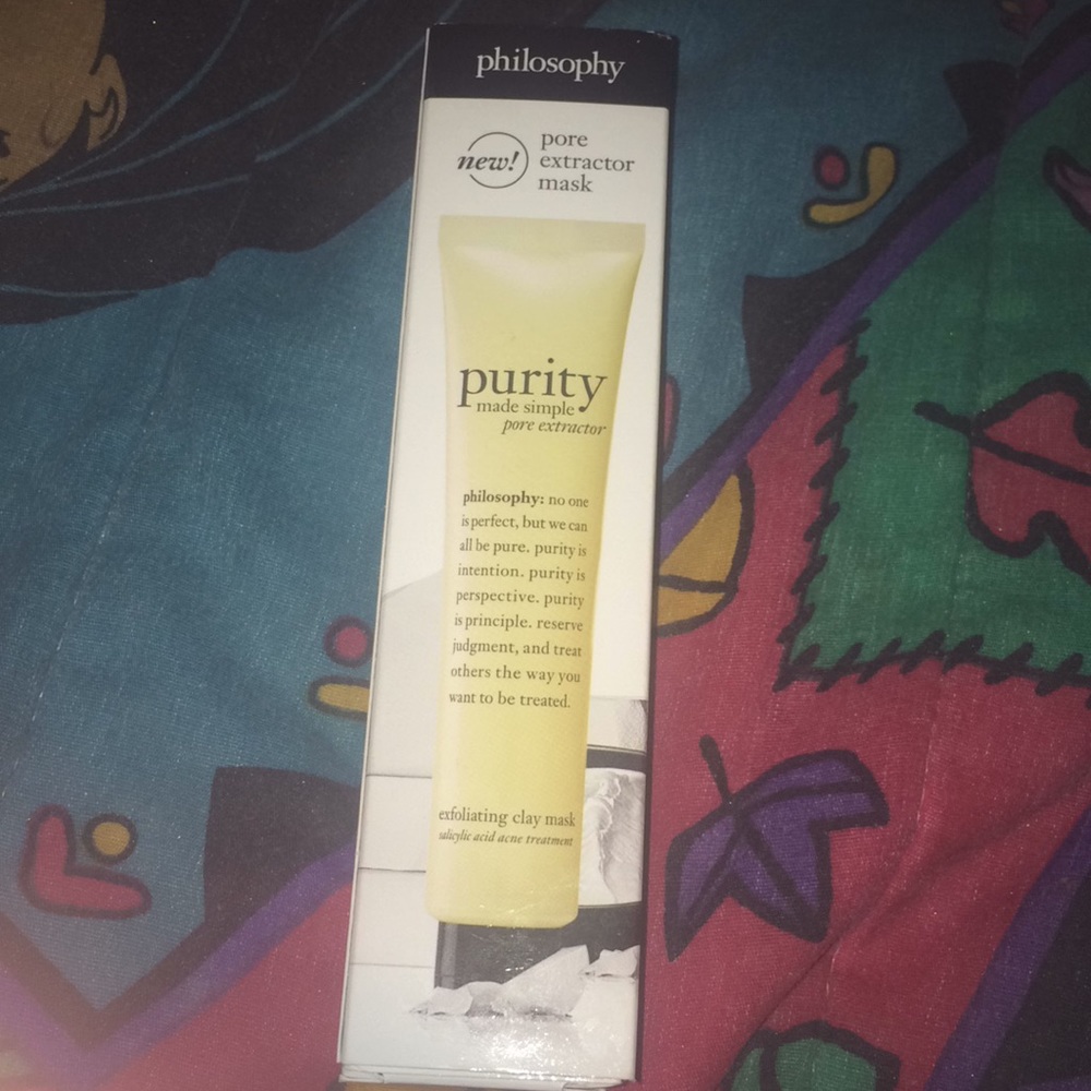NIB Philosophy pore extractor mask